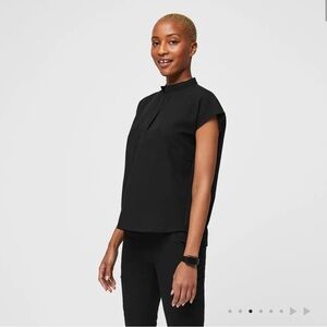 Figs Rafaela top, black xxs.